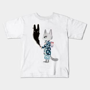 Cat pipe Kids T-Shirt